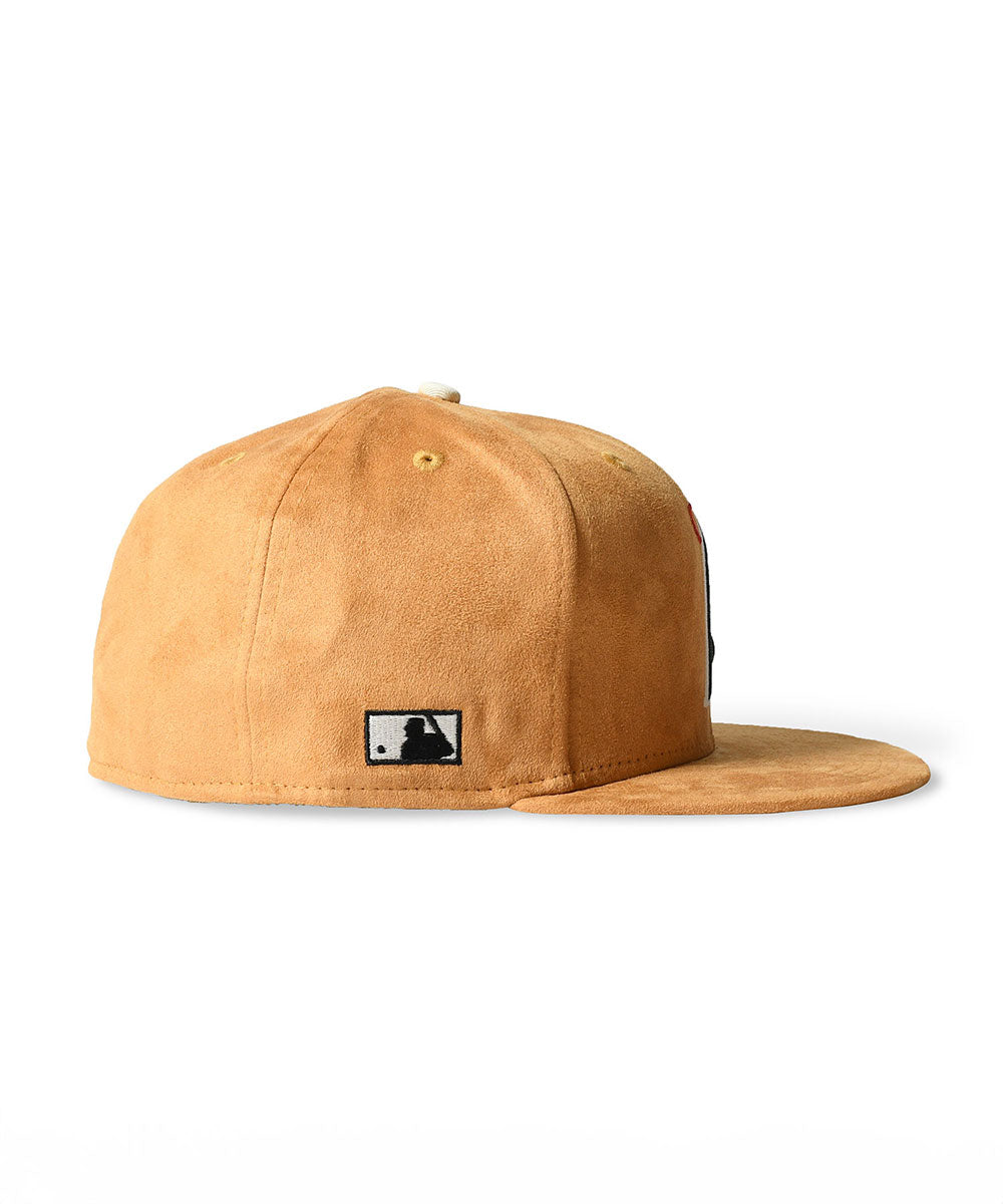 NEW ERA - California Angels CO 59FIFTY SUEDE CAMEL【14882005】