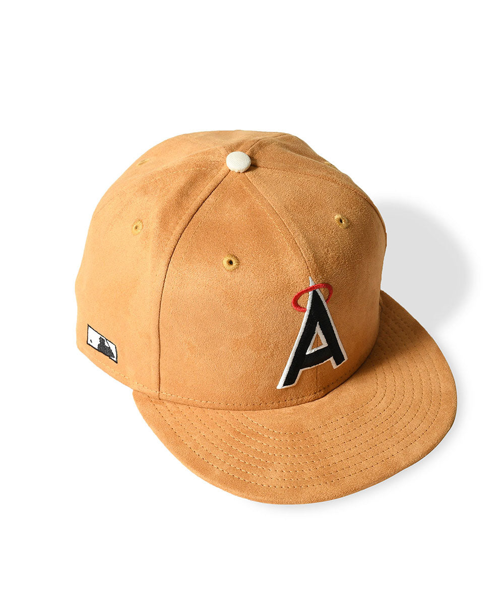 NEW ERA - California Angels CO 59FIFTY SUEDE CAMEL【14882005】
