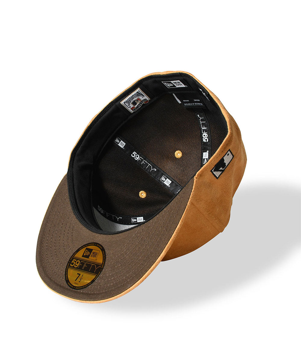 NEW ERA - California Angels CO 59FIFTY SUEDE CAMEL【14882005】