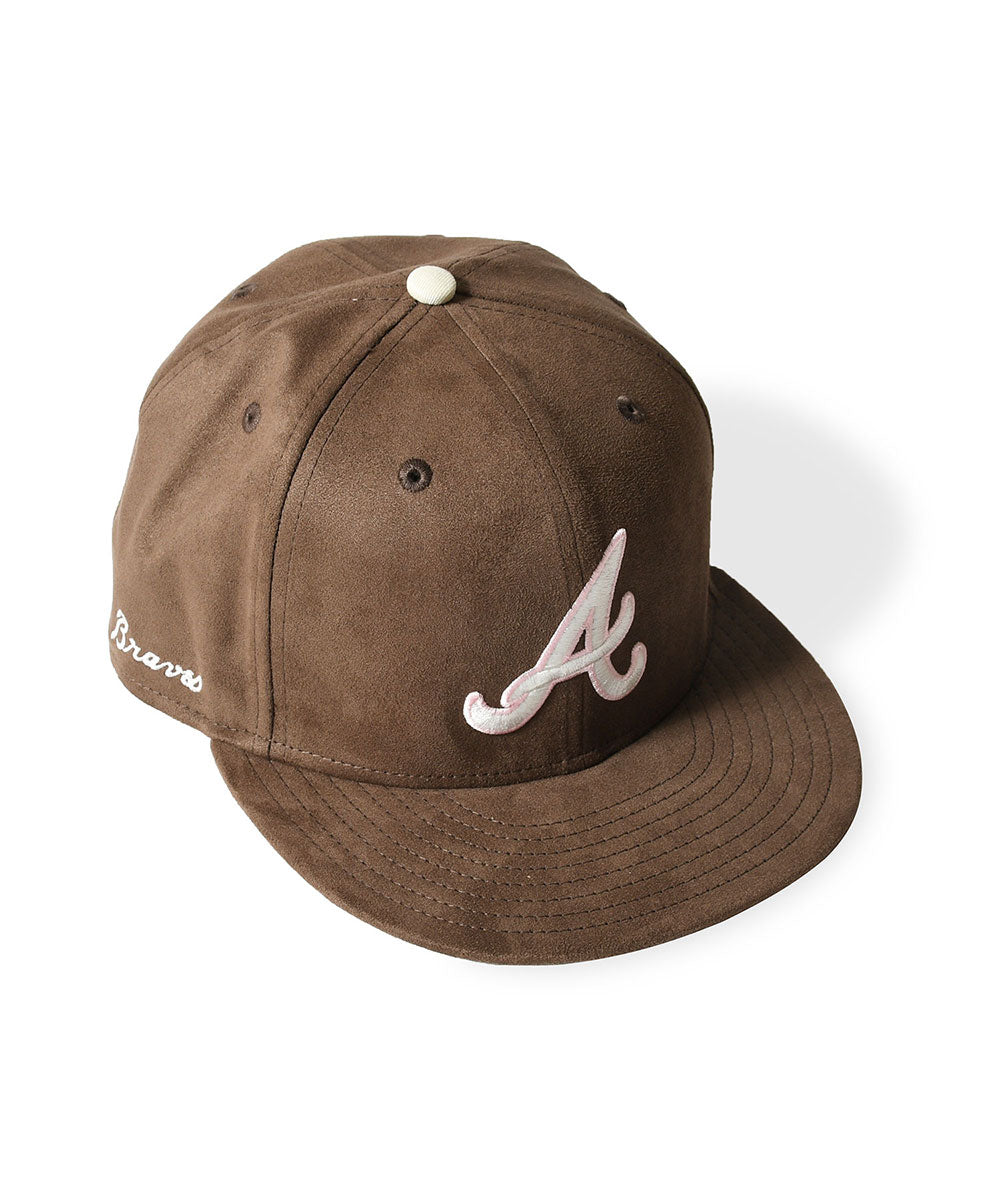 NEW ERA - Atlanta Braves CO 59FIFTY SUEDE BROWN【14882007】