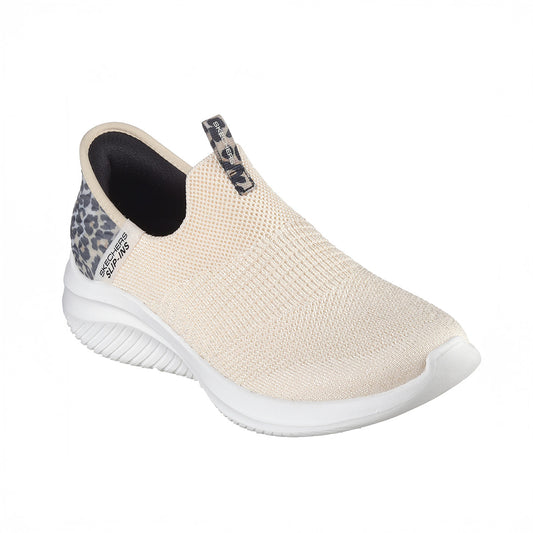SKECHERS - ULTRA FLEX 3.0 Natural Knit/Leopar 149712-LPD