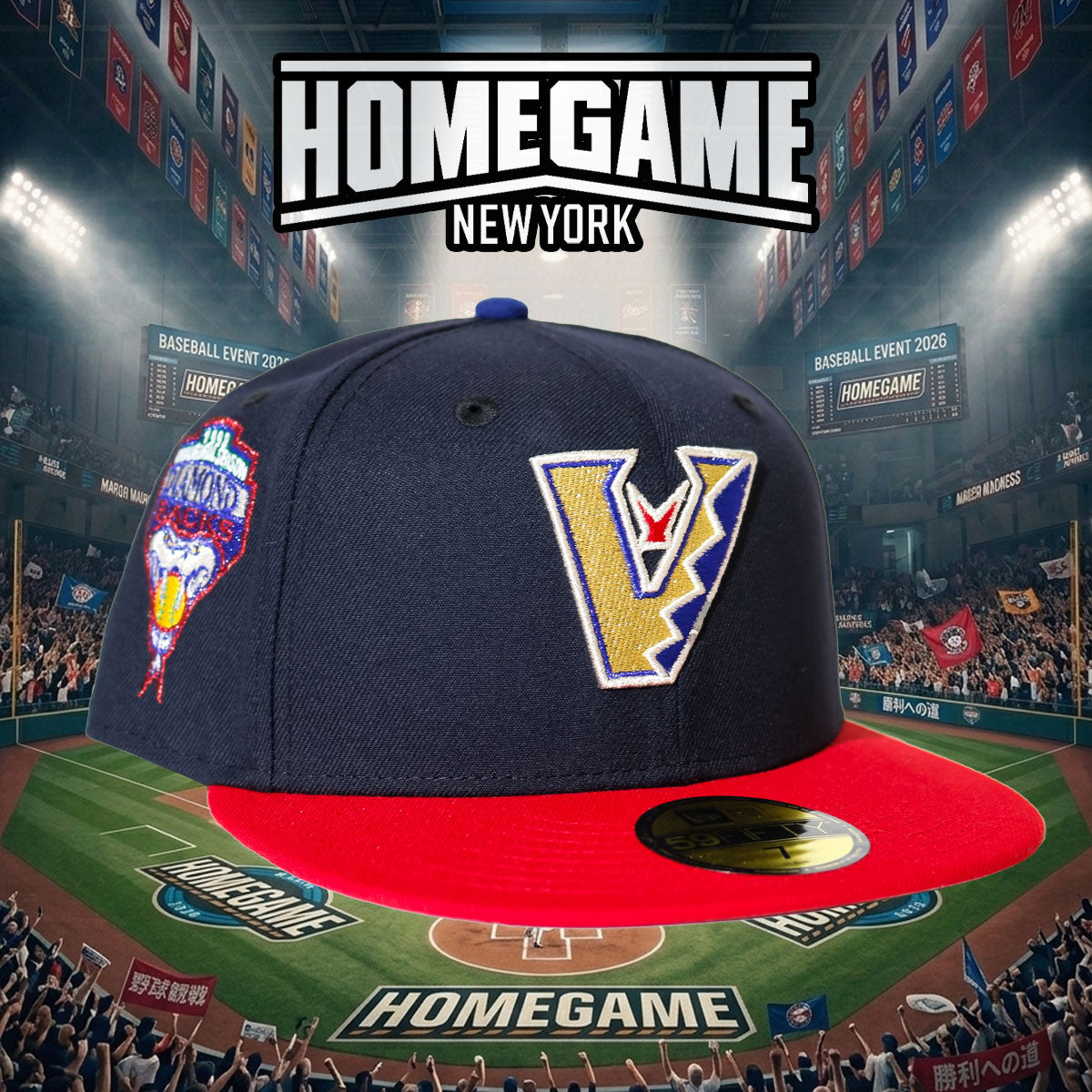 NEW ERA - Arizona Diamondbacks 1998 Inaugural Season 59Fifty Navy