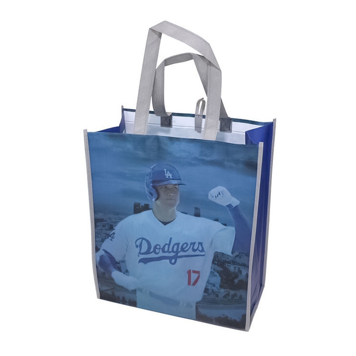 SHOHEI OHTANI LOS ANGELES DODGERS PHOTO PRINT REUSABLE BAG STADIUM