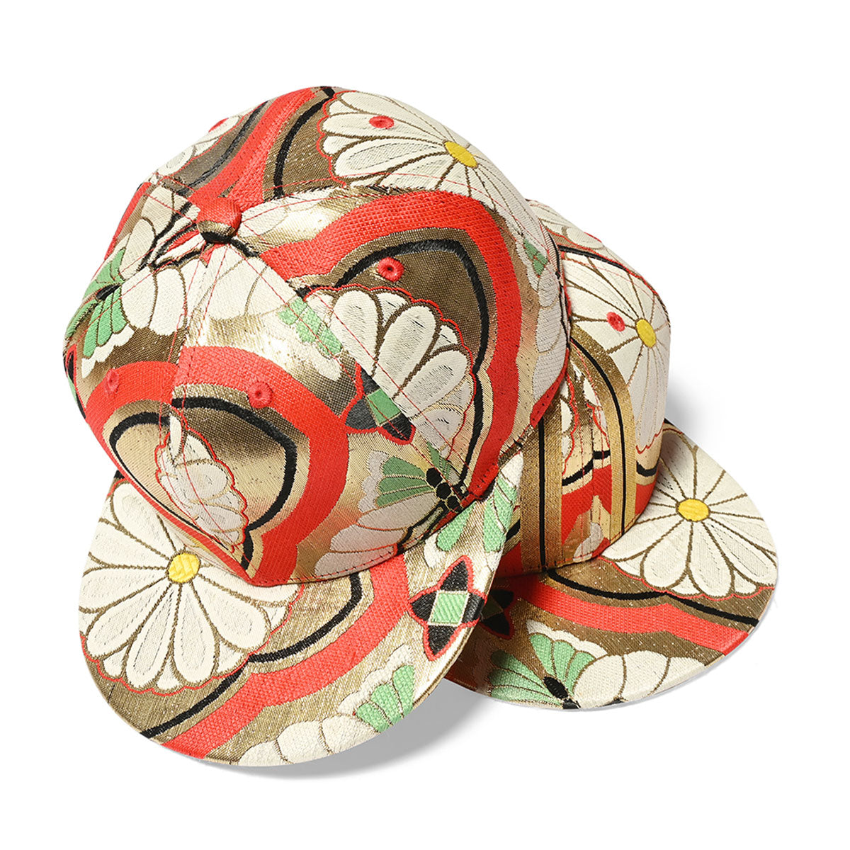 HOMEGAME - TYPE7 KIMONO TRADITIONAL JAPANESE FABRIC SNAPBACK CAP