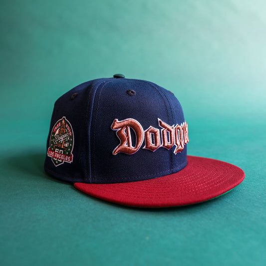 NEW ERA Los Angeles Dodgers - 59Fifty 60th Anniversary  Oceanside Blue/Heather Red