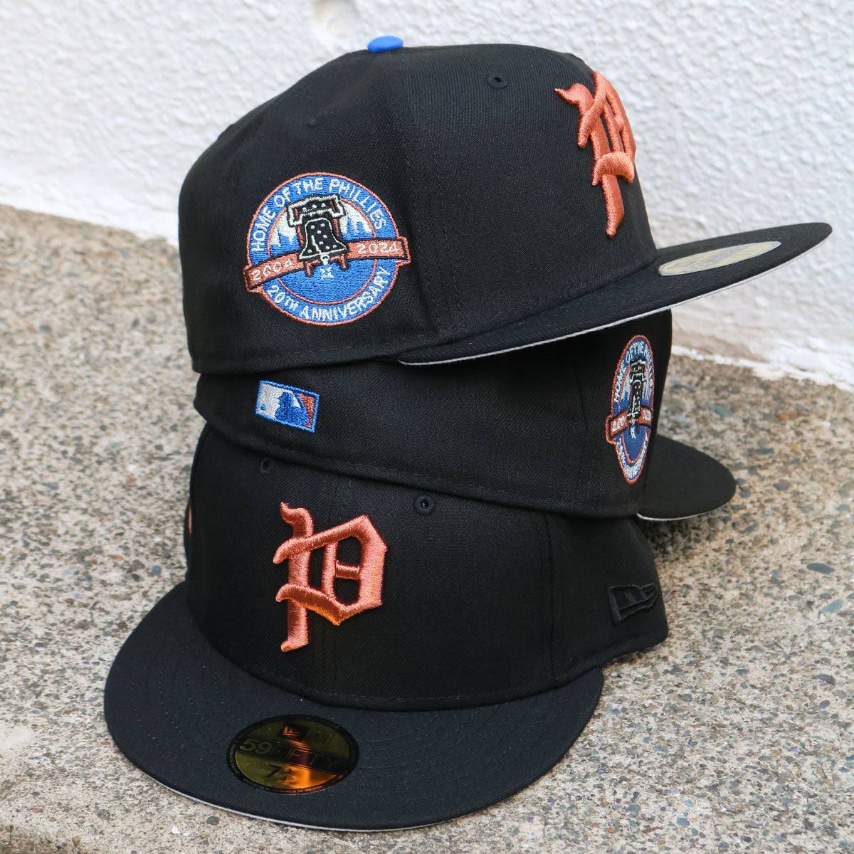 NEW ERA Philadelphia Phillies - 59Fifty 20th. Anniv BLACK
