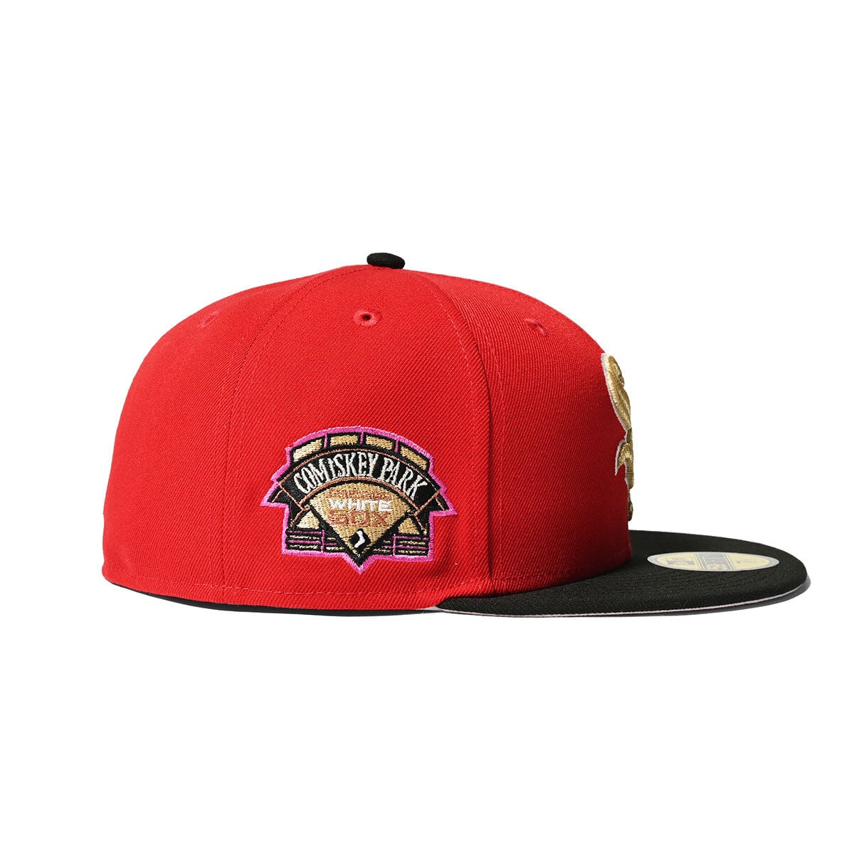 NEW ERA CHICAGO WHITE SOX - 59FIFTY COMISKEY PARK SCARLET/BLACK 【70930075】