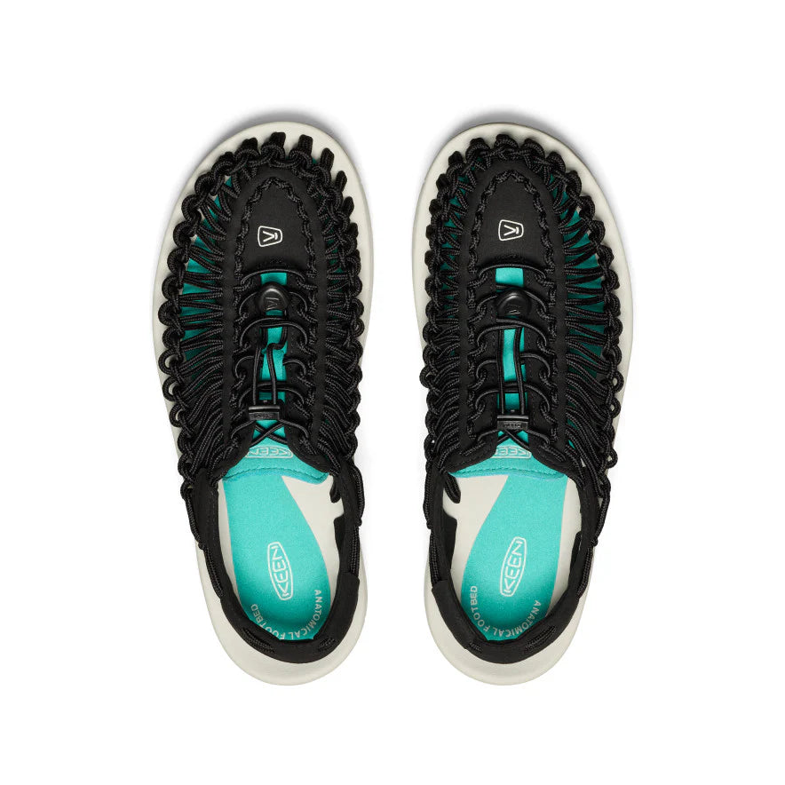 KEEN - MENS UNEEK BLACK/BRIGHT AQUA 1030571