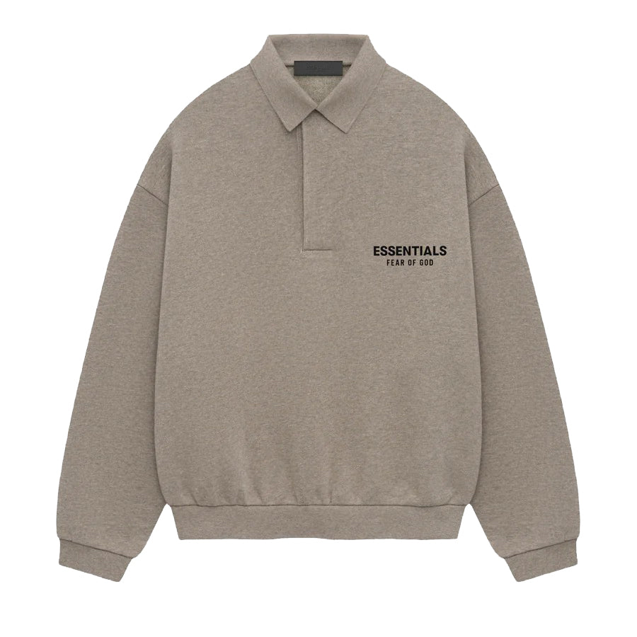 Fear of God ESSENTIALS FLEECE POLO HEATHER H GRAY 【192HO244399F】
