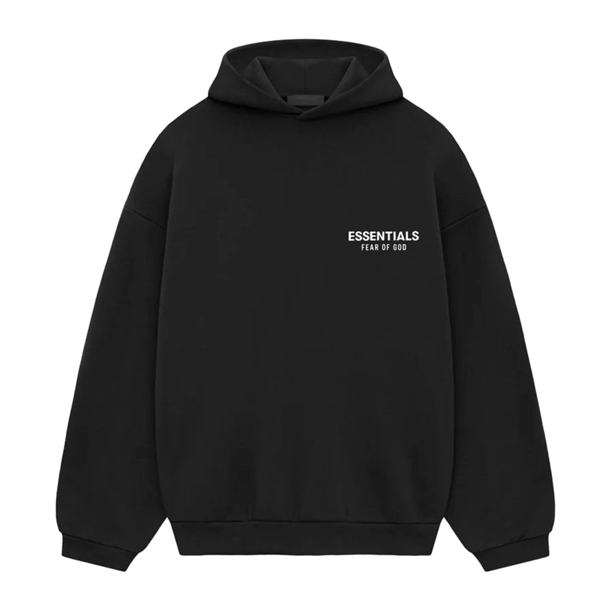 Fear of God ESSENTIALS - FLEECE HOODIE BLACK 【192HO246250F】