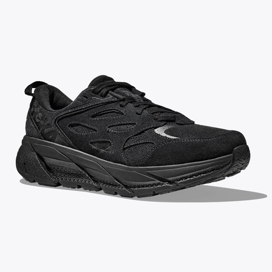 HOKA - UNISEX CLIFTON L SUEDE  BLACK×BLACK  【1122571-BBLC】