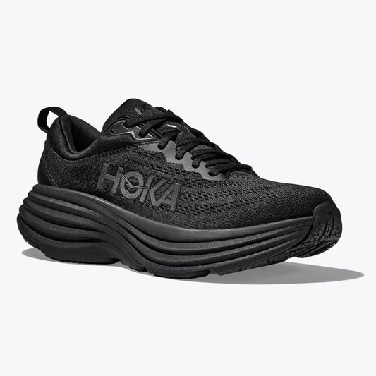 HOKA - MENS BONDI 8 BLACK/BLACK 【1123202-BBLC】