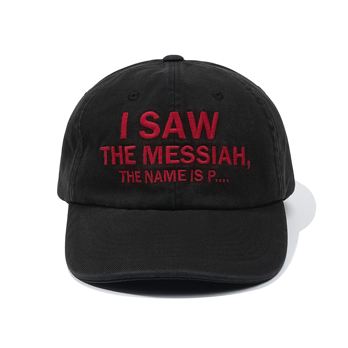 MY NAME IS PETER - 6 PANEL MESSIAH CAP BLACK