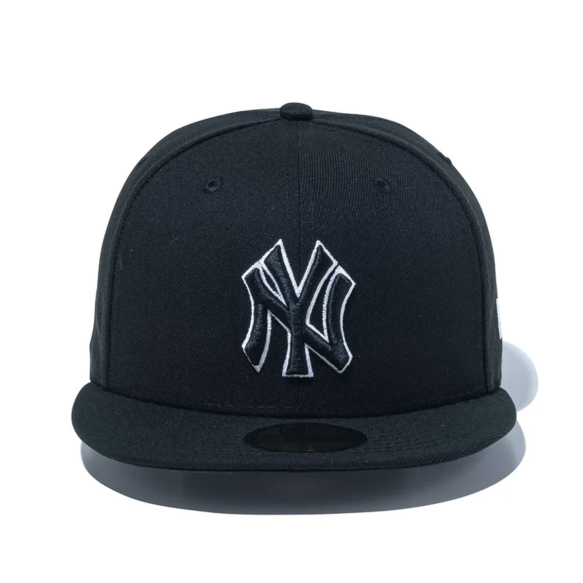 NEW ERA New York Yankees - 59FIFTY BLACK/BLACK WHITE 【14525211】