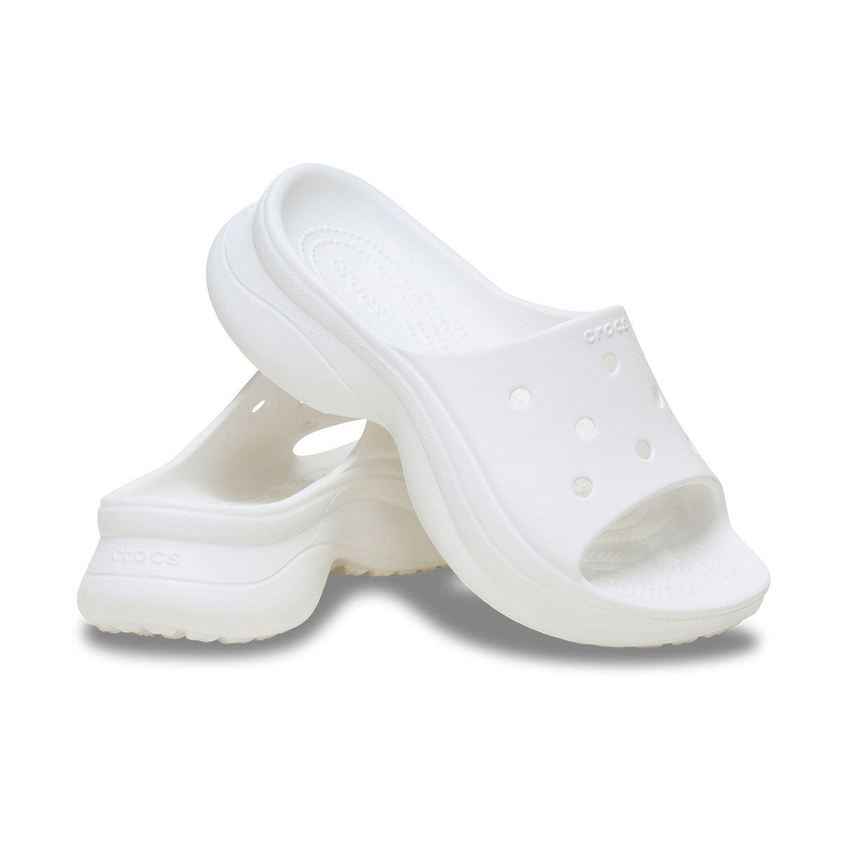 crocs - WMNS Bae Slide WHITE 【211108-100】