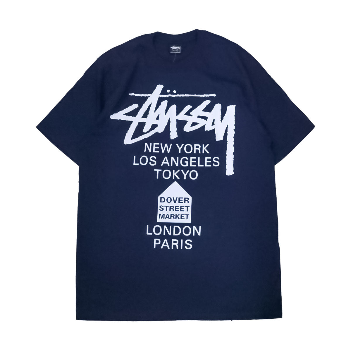 Stussy - DSM WORLD TOUR TEE NAVY 【3904001】