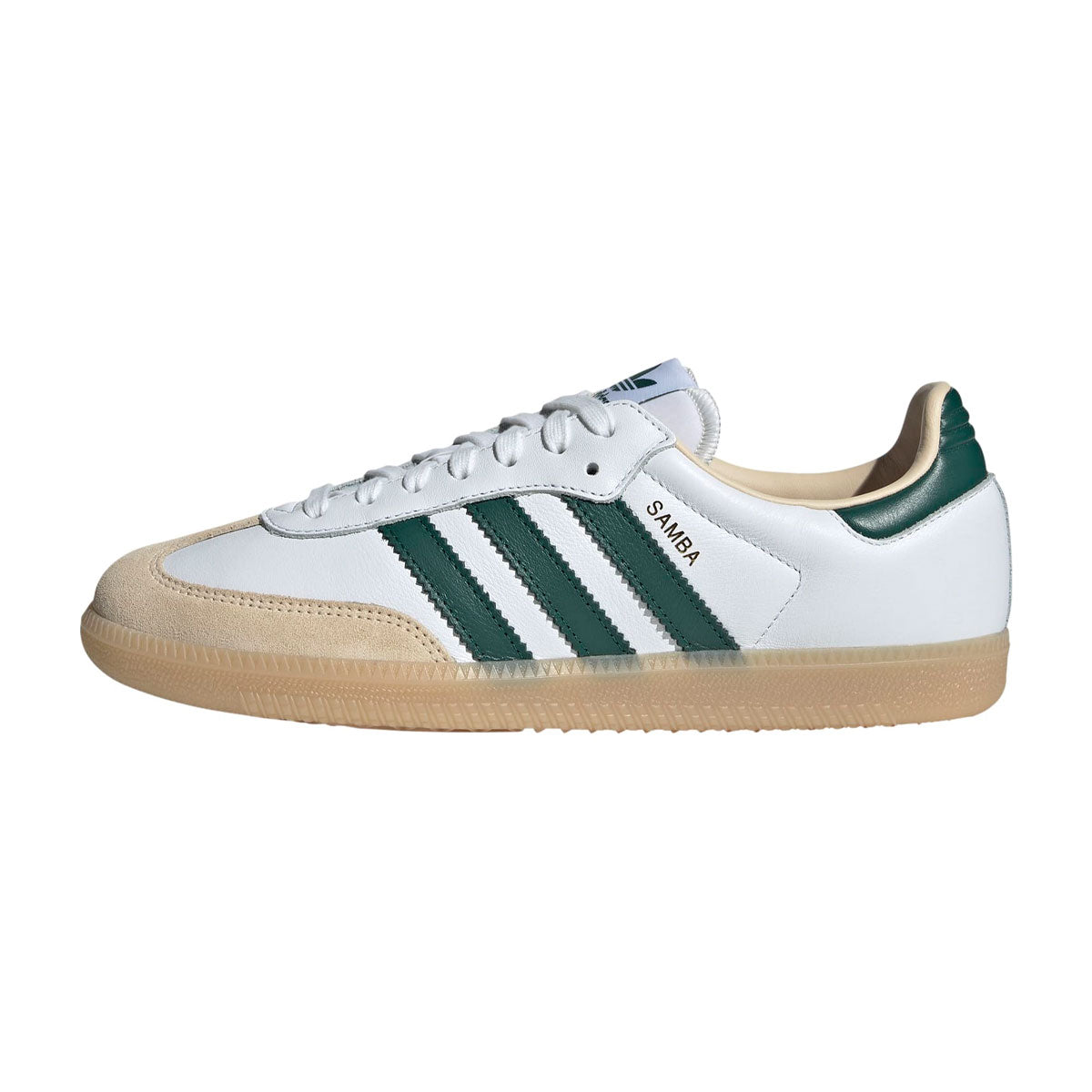 adidas - MENS SAMBA OG Foot Wear White/Collegiate Green/Gum 【JS3831】