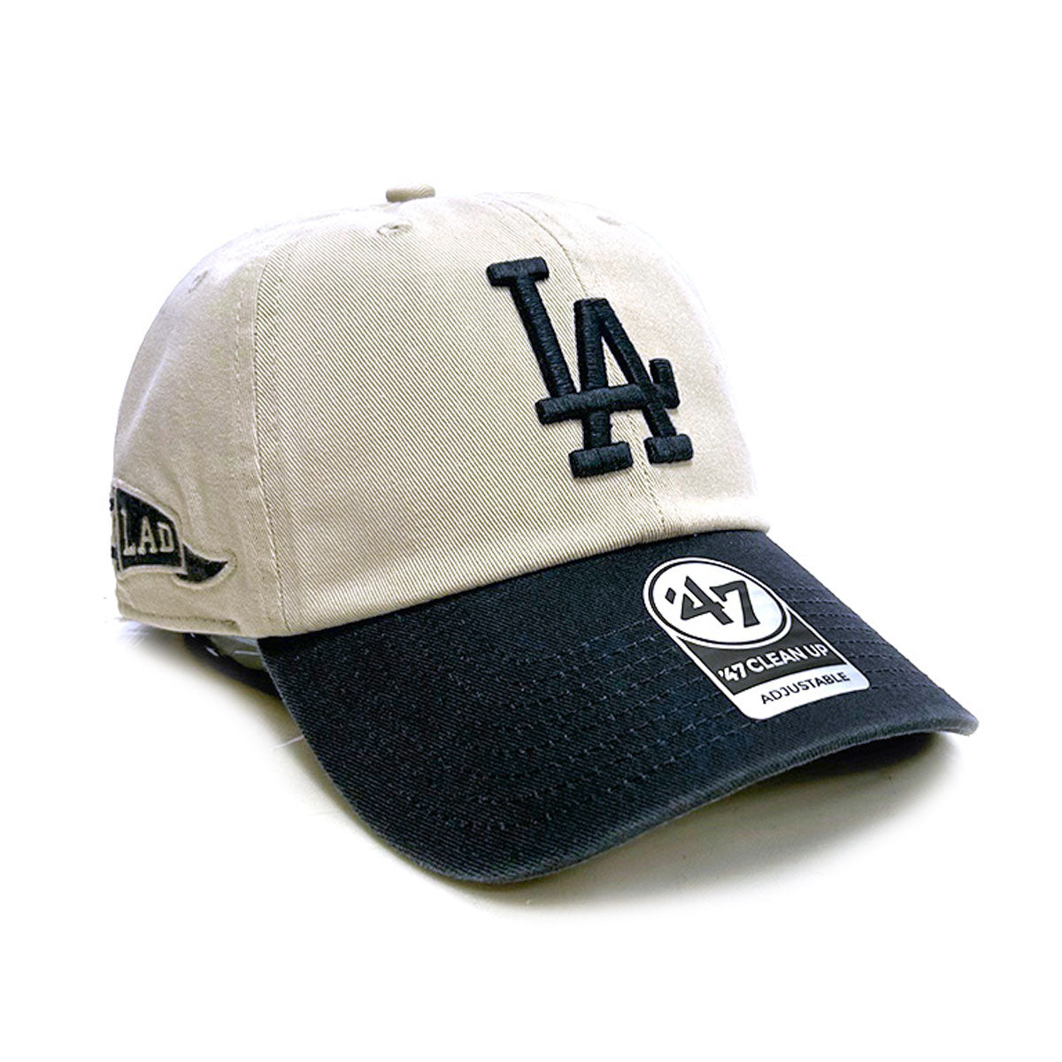 47 BRAND Los Angeles Dodgers - GRAND STAND CLEAN UP BONE/VINTAGE NAVY 【GRDSD12GWS】