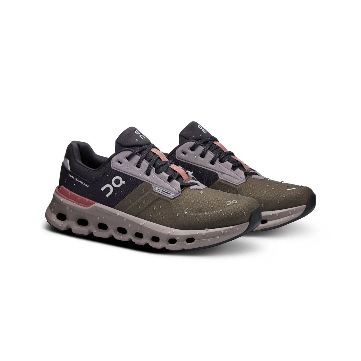 On オン Cloudrunner 2 Waterproof WMNS "Olive/Mahogany" クラウドランナー 2 ウォータープルーフ ウィメンズ "オリーブ/マホガニー"