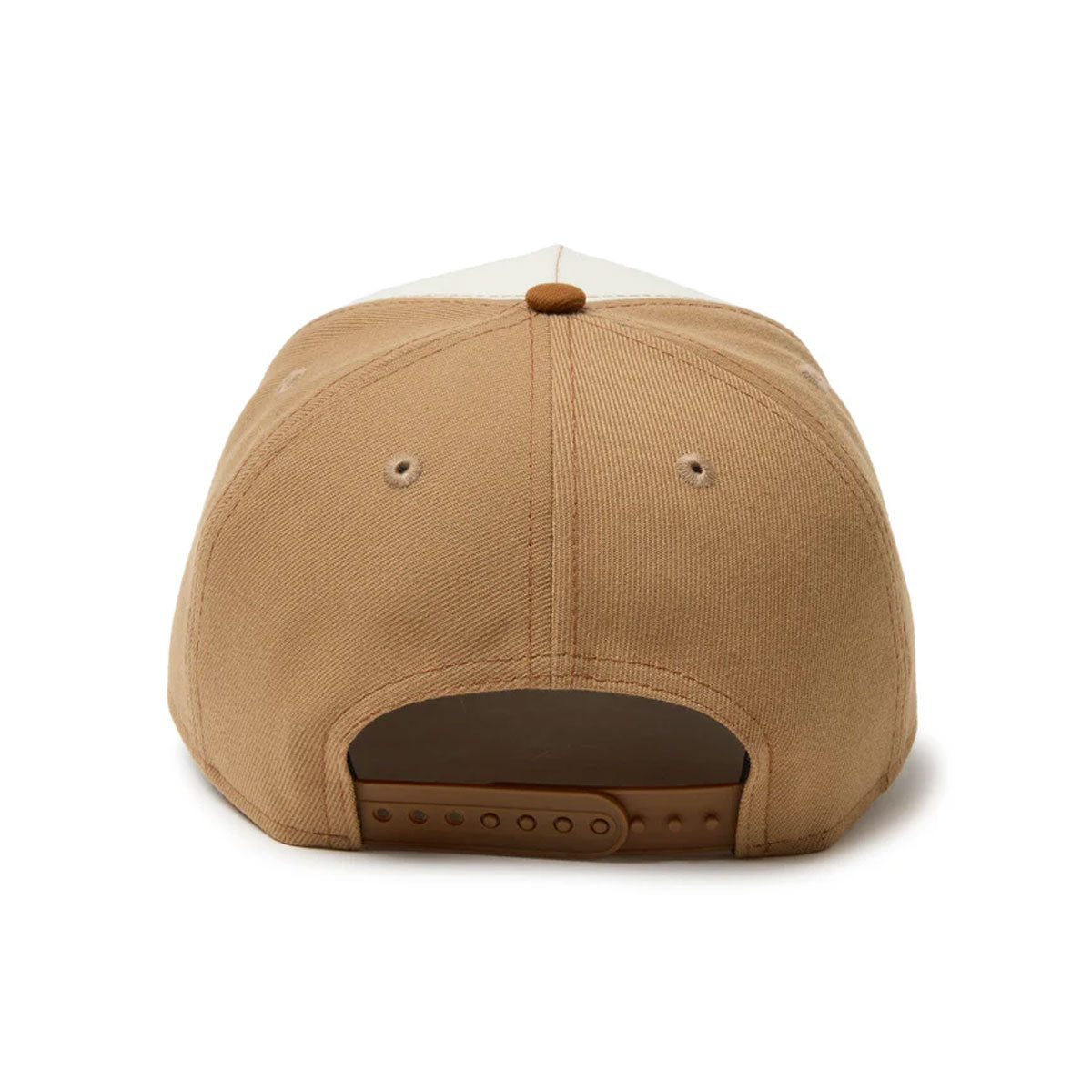 NEW ERA Los Angeles Dodgers - 9FORTY A-Frame PANCAKES Toasted Peanuts/Wine Cork Khaki Visor 【14388666】