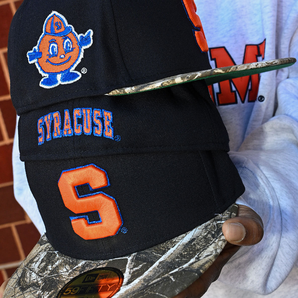 NEW ERA Syracuse Orange - 59Fifty Men Orange Navy/Real Tree