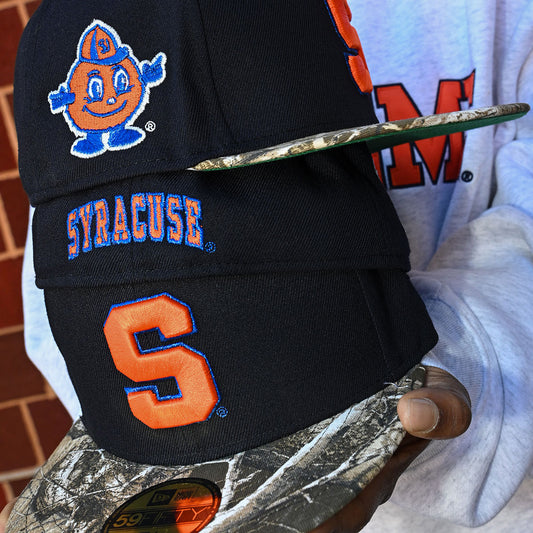NEW ERA Syracuse Orange - 59Fifty Men Orange Navy/Real Tree