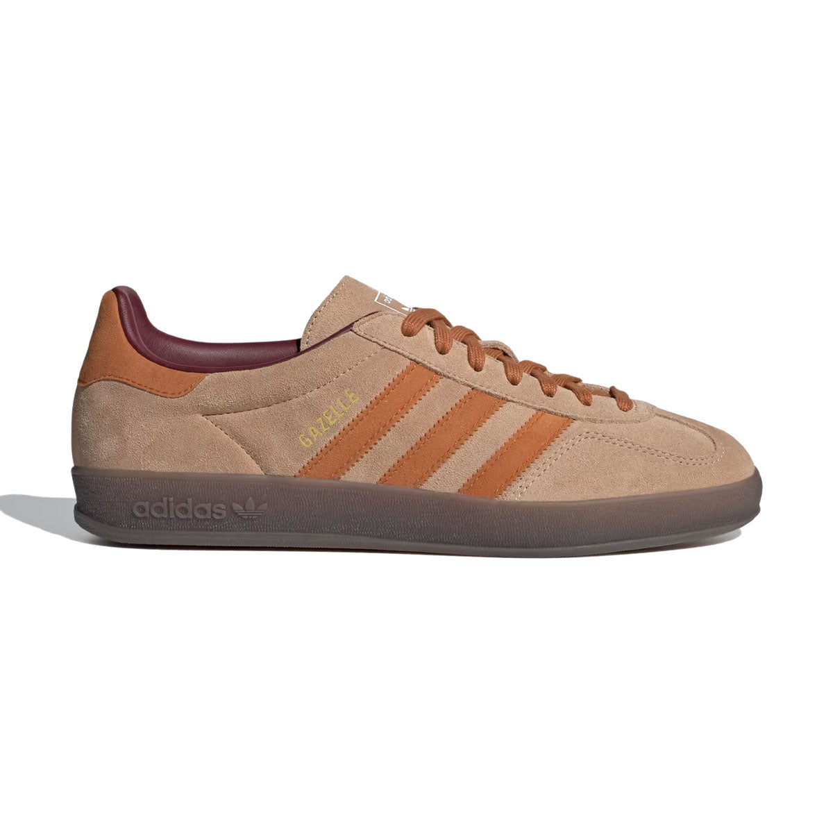 adidas - GAZELLE INDOOR MENS Warm Sandstone/Craft Ochre/Shadow Red【JH5412】