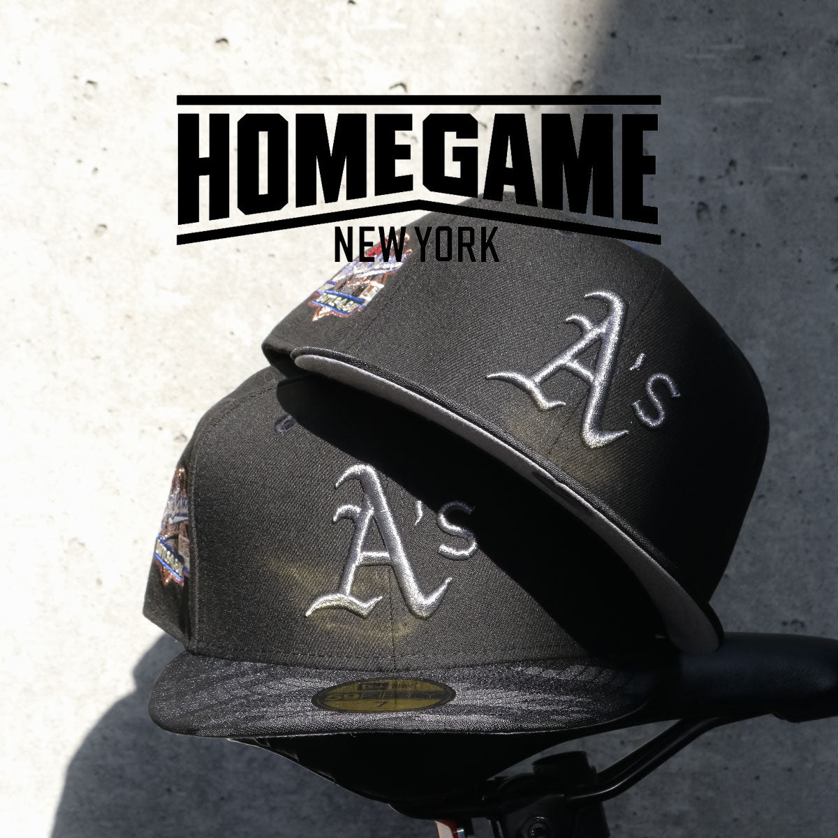 ニューエラ オークランドアスレチックス World Series 1989 NEW ERA - Oakland Athletics 59Fifty 1989 World Series Black/Black