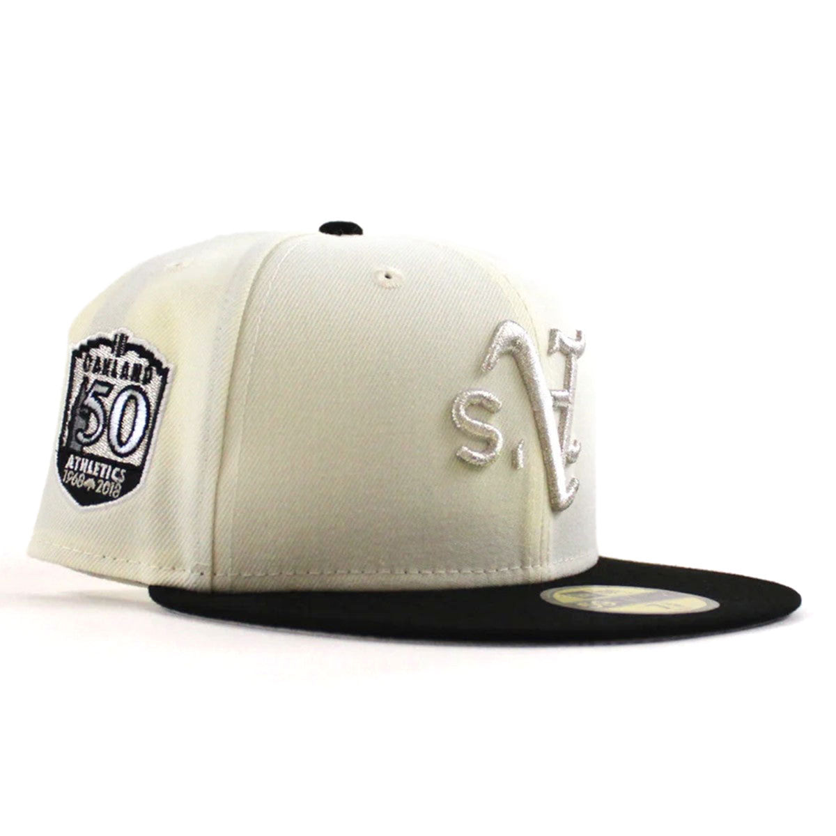 NEW ERA Oakland Athletics - 59FIFTY 50TH ANVCRHOME/BLACK