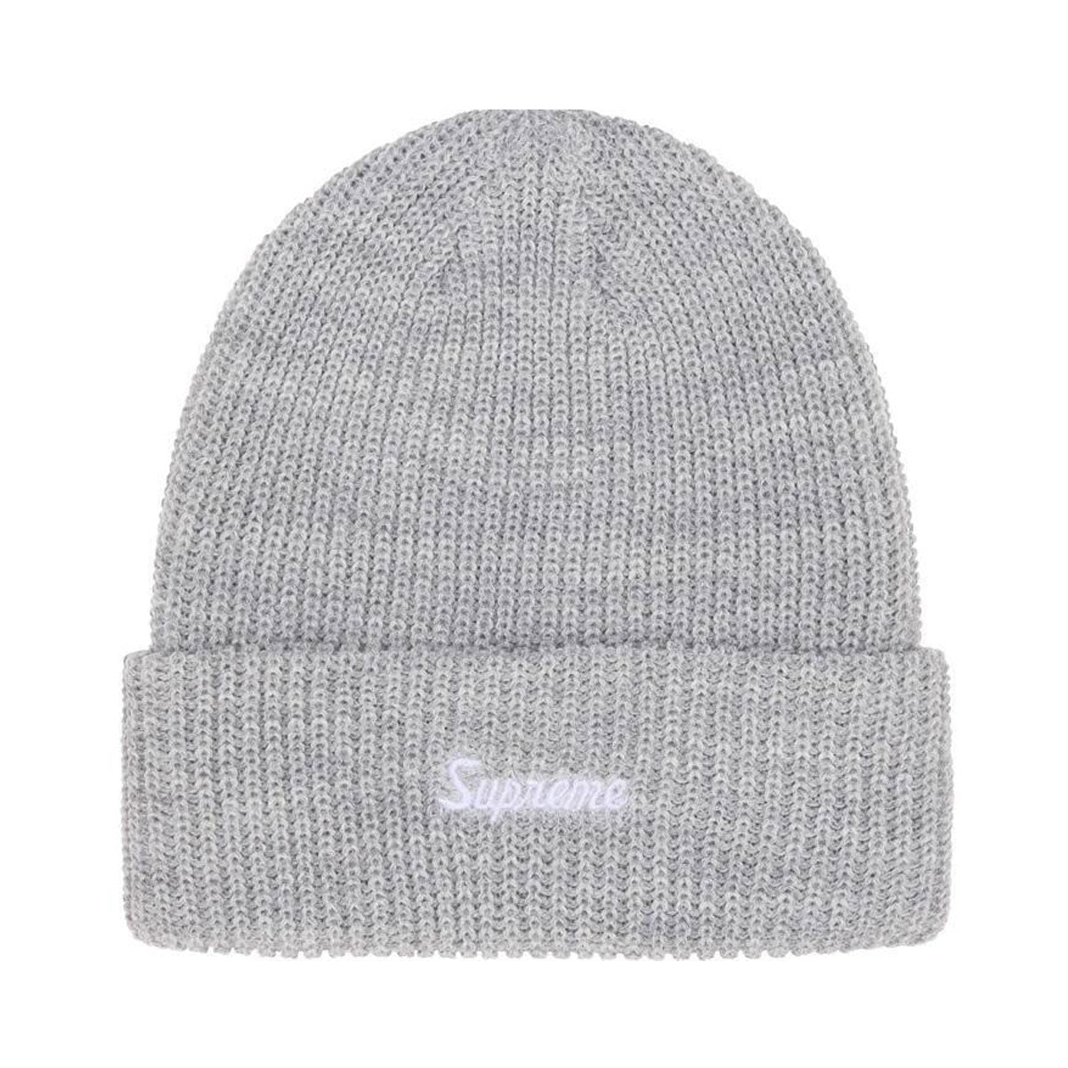 SUPREME - LOOSE GAUGE BEANIE GRAY【FW25BN25】