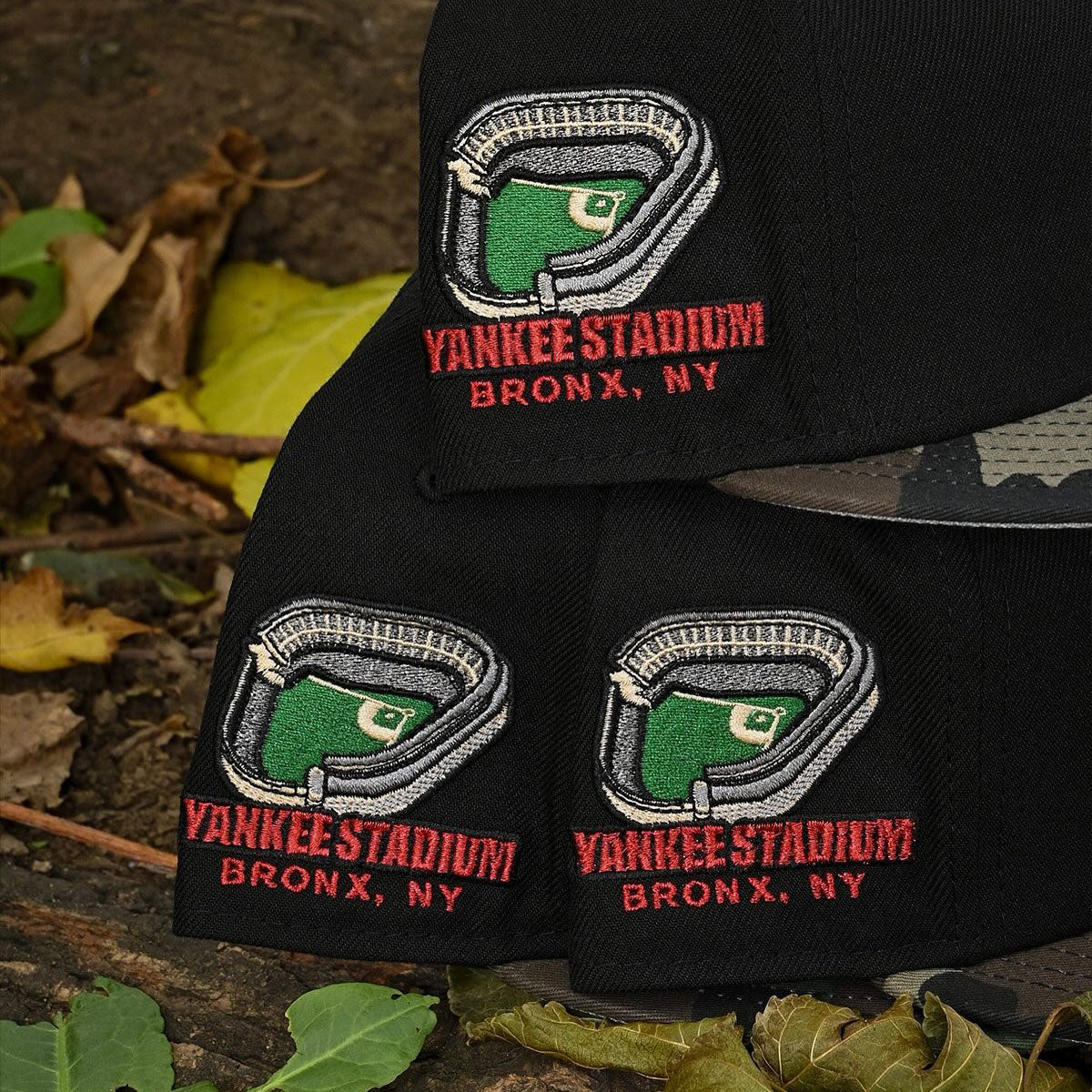 NEW ERA - New York Yankees NYCO 59FIFTY Yankee Stadium Black/Woodland Camo【70979771】