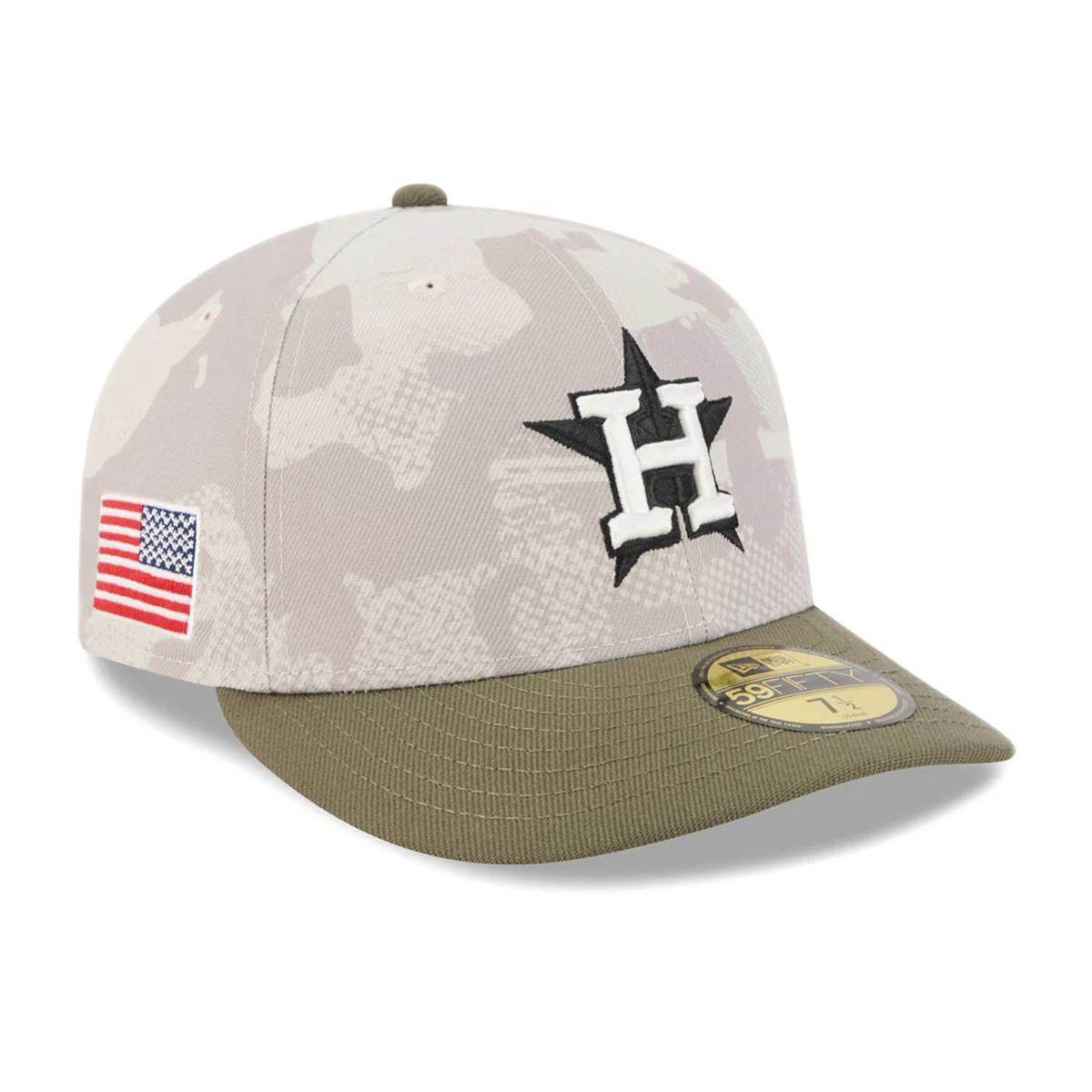 NEW ERA - Houston Astros 59FIFTY MLB25 Armed Forces Day STONE 【14517065】