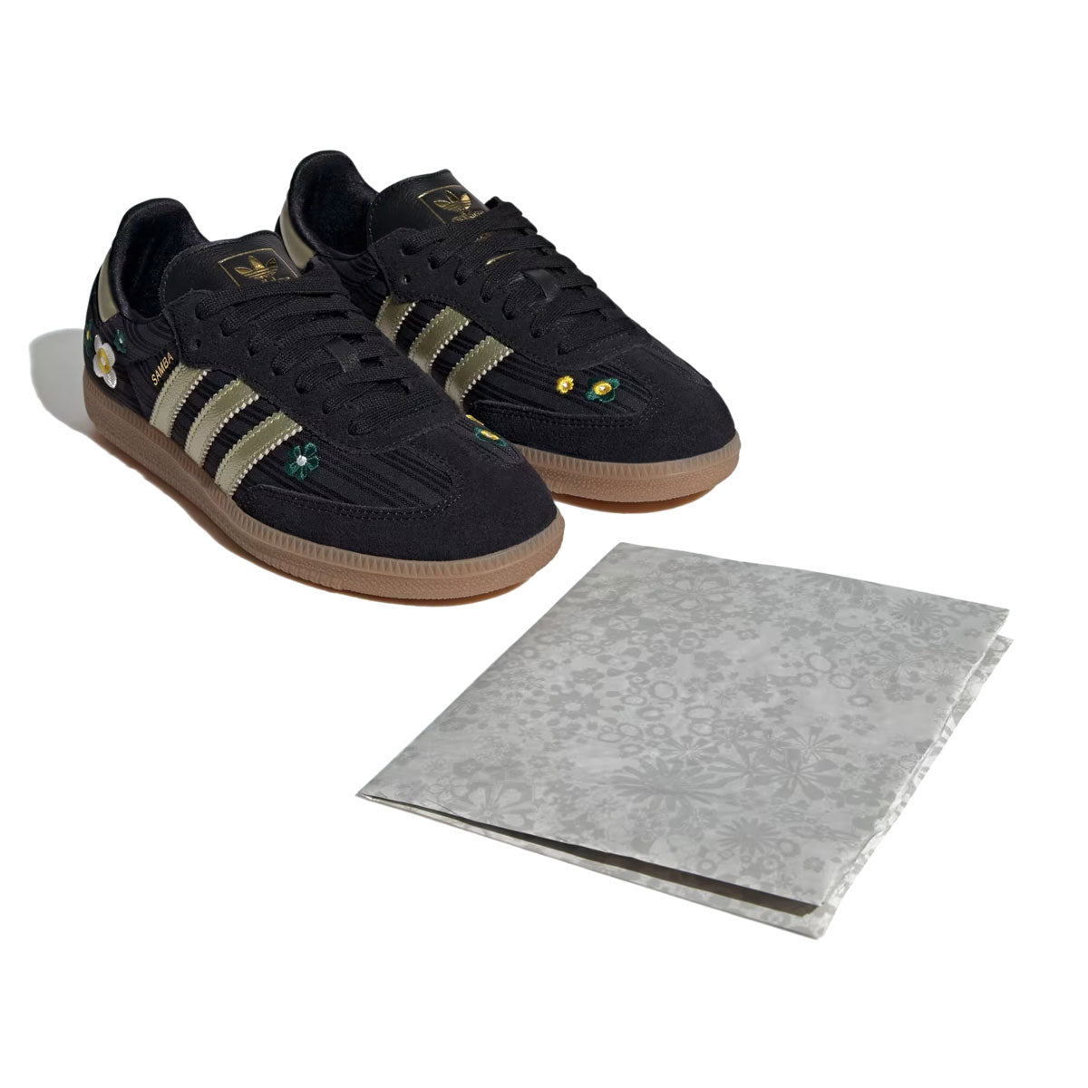 adidas - SAMBA OG W Core Black/Gold Metallic/Gum 【IH1331】