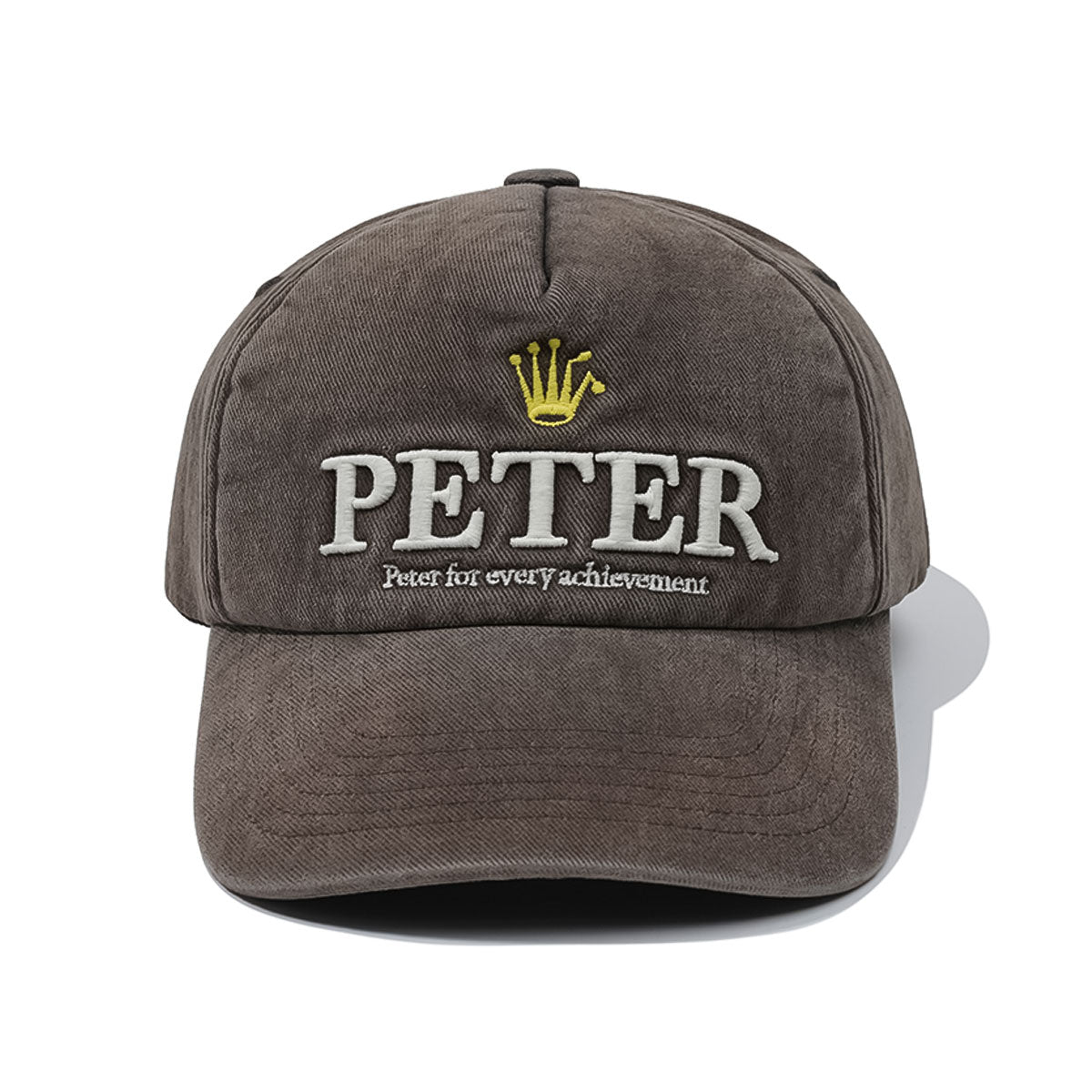 MY NAME IS PETER - 5 PANEL PREX CAP CHARCOAL