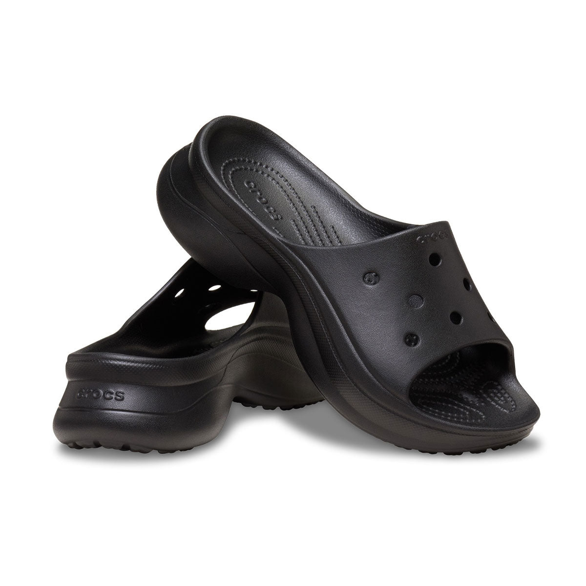 crocs - WMNS Bae Slide BLACK 【211108-001】