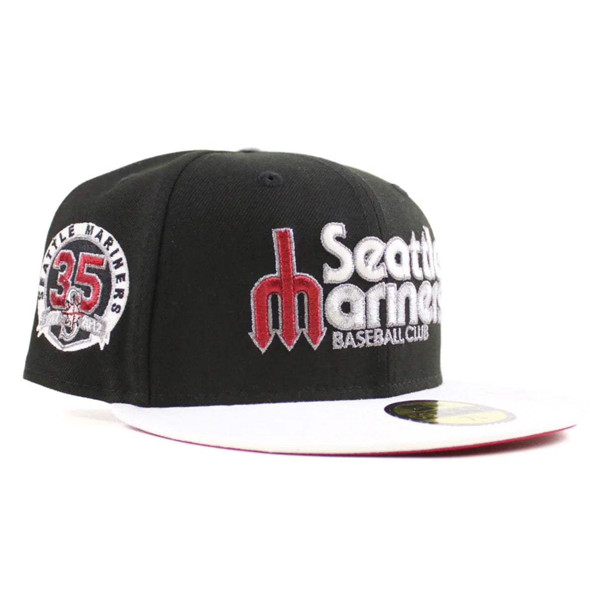 NEW ERA 西雅圖水手隊 - 59FIFTY 35TH ANV 黑/白