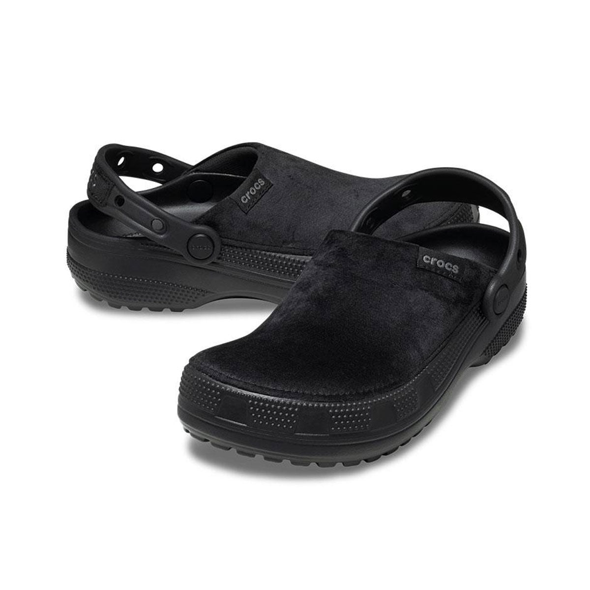Crocs - Classic Crafted Velvet Clog Black 【211931-001】