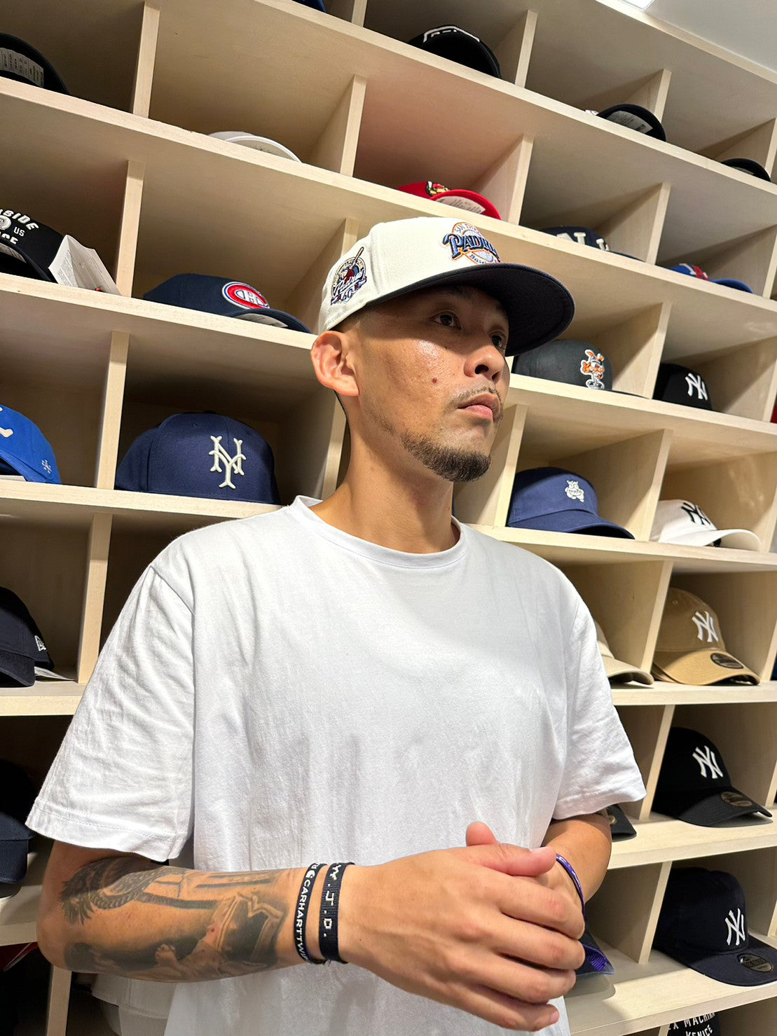 NEW ERA San Diego Padres - CLUB LOGO 40th ANV 59FIFTY CHROME/NAVY【70782924】