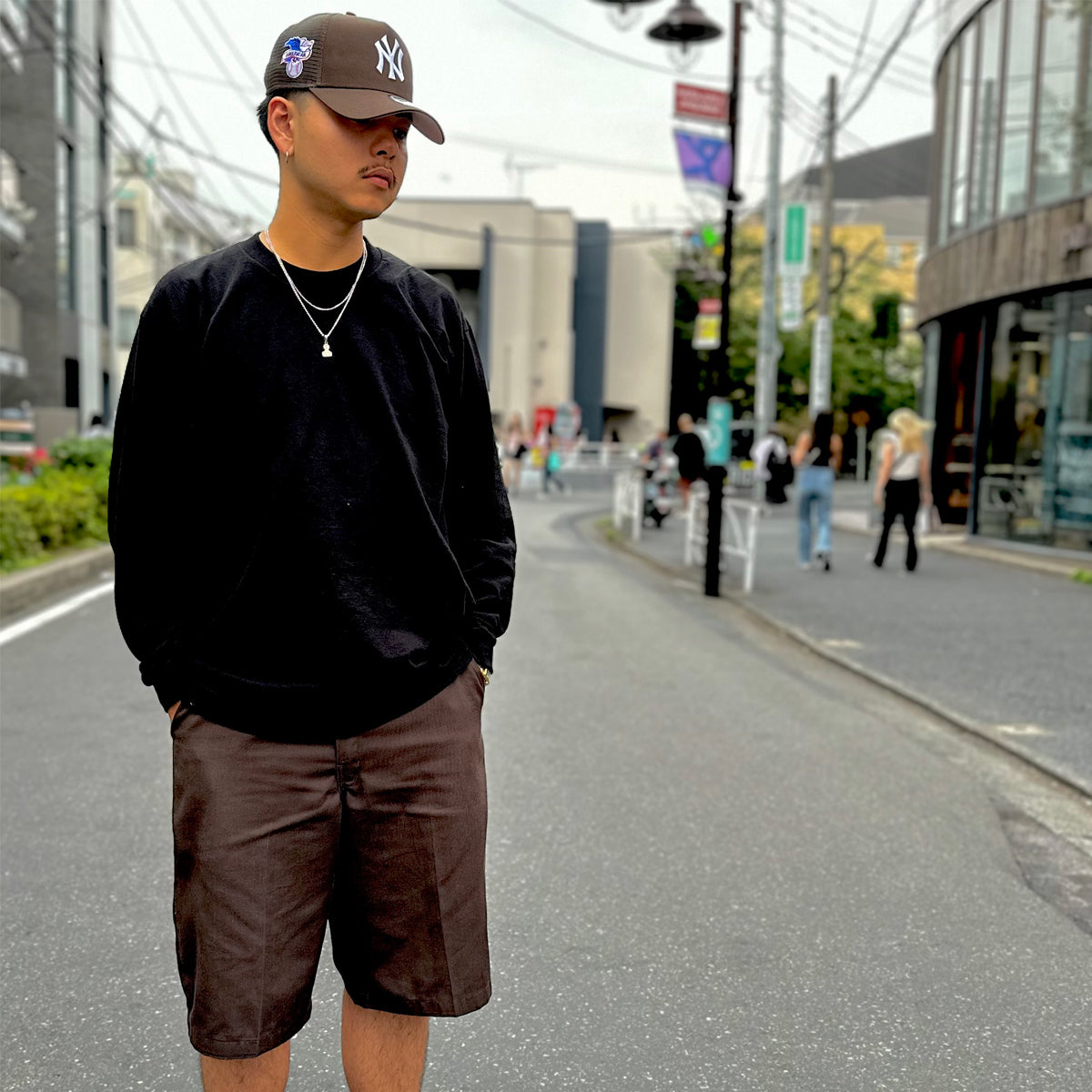 NEW ERA - NEW YORK YANKEES CO 9FORTY A-FRAME TRUCKER WALNUT 【14721105】
