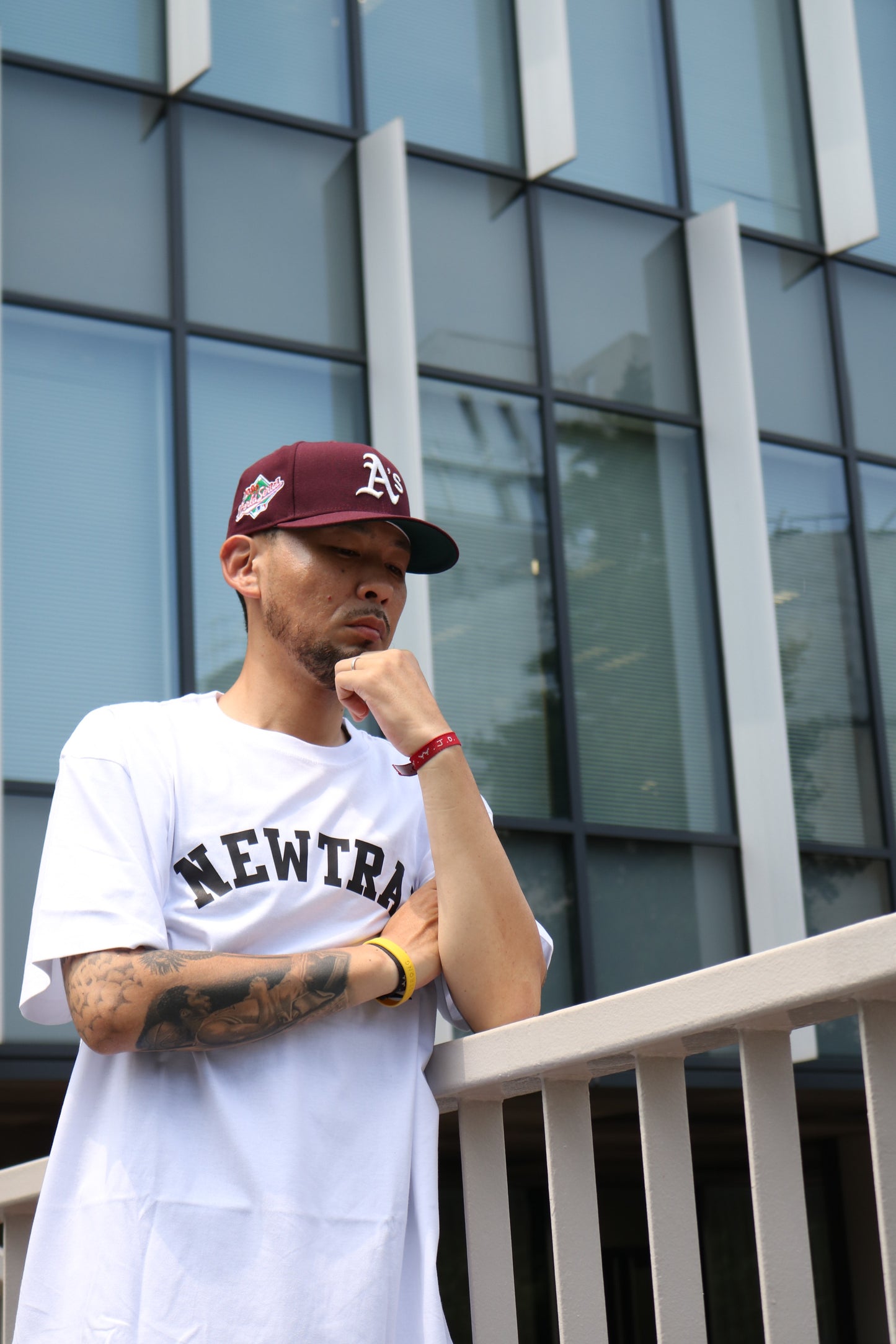 NEW ERA - Oakland Athletics CO 1989 WS 59FIFTY Chrome MAROON【70977489】