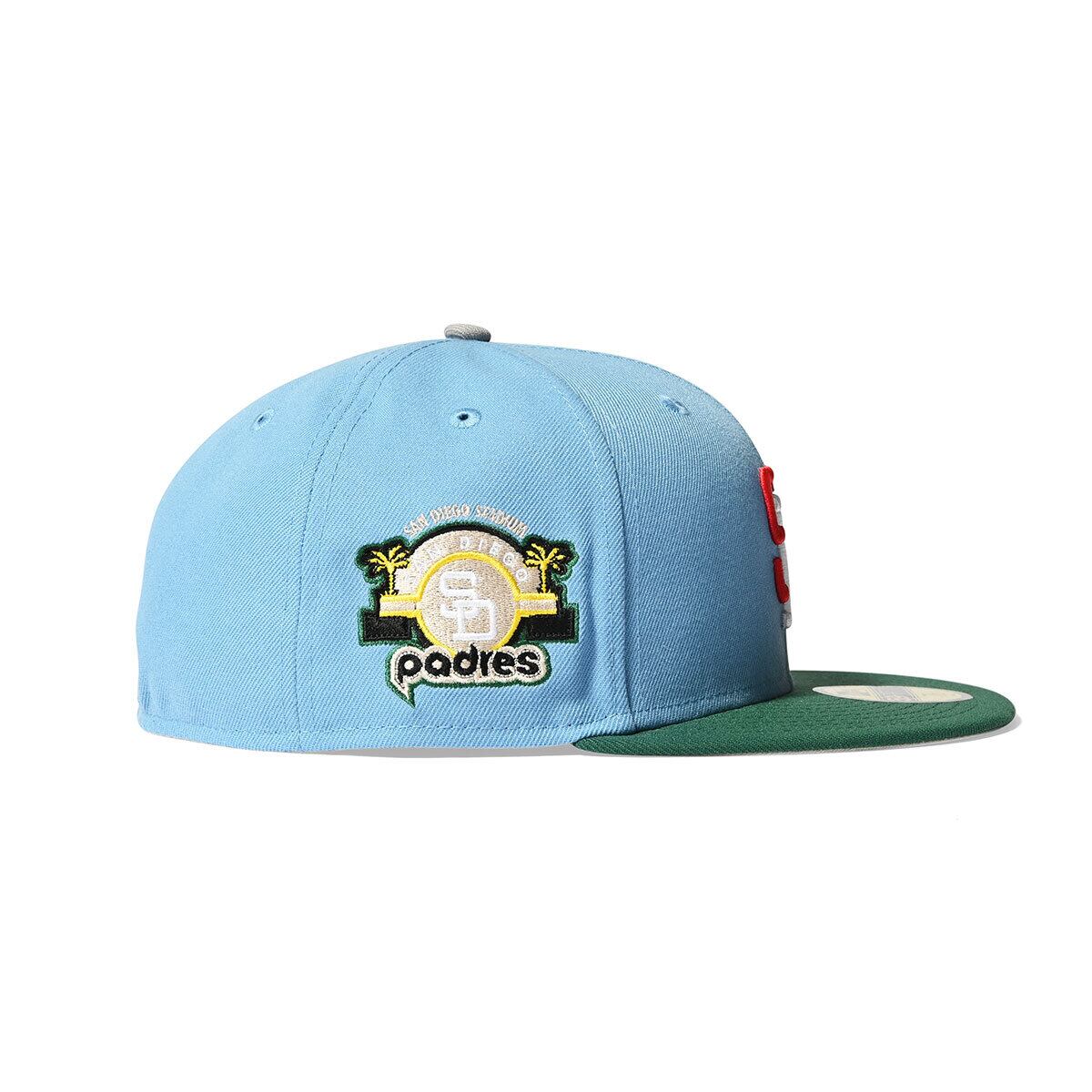 NEW ERA - San Diego Padres CO STADIUM 59FIFTY SKY BLUE/GREEN【70874419】