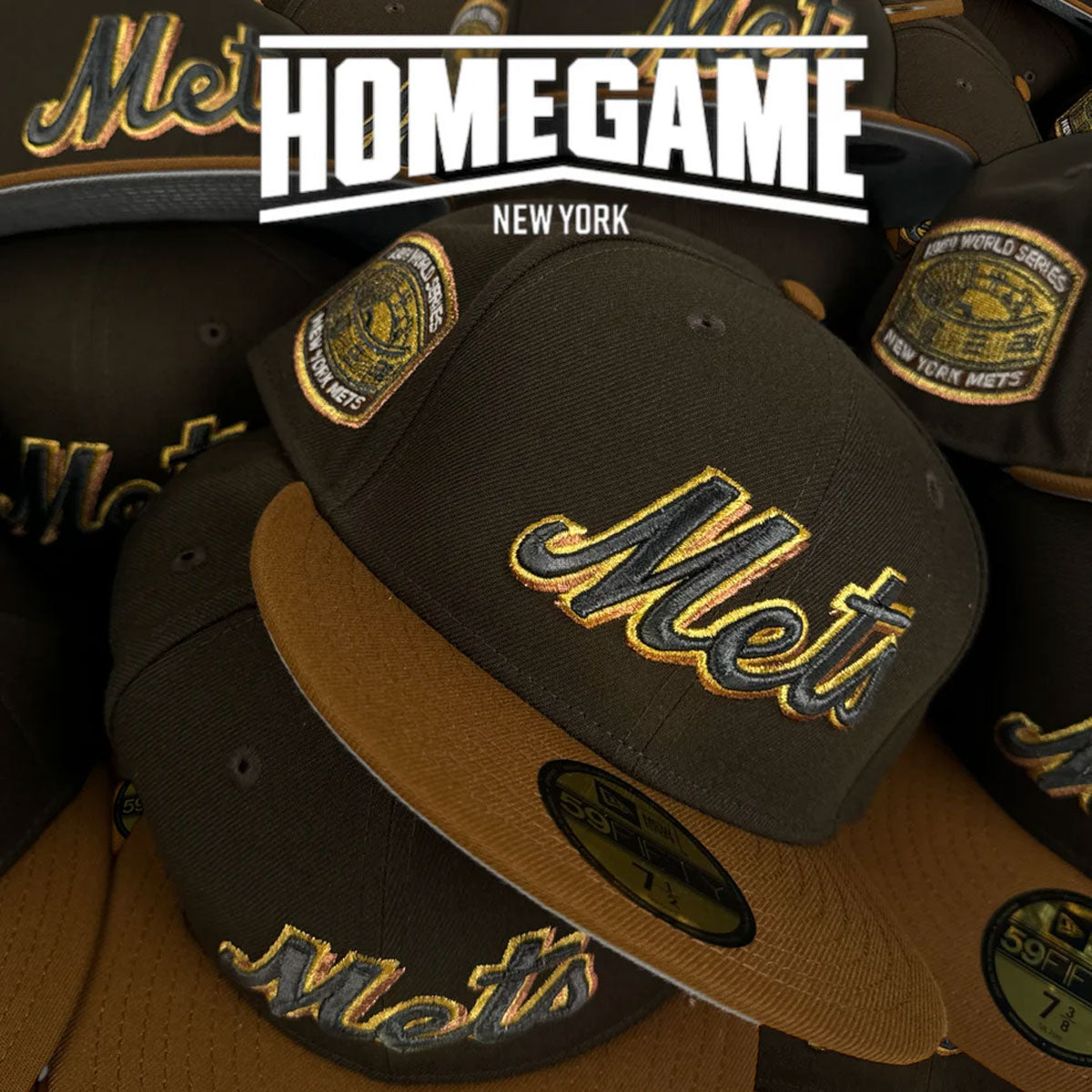 NEW ERA New York Mets - 59Fifty 1969 World Series Burt Wood/Toasted Peanut 59Fifty