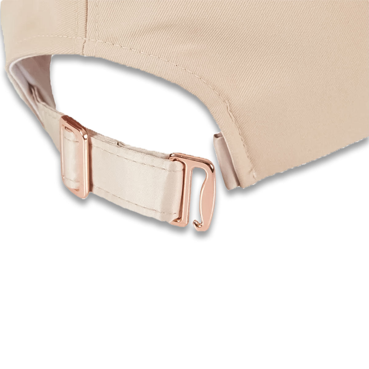 VARZAR バザール Rose Gold Stud Overfit Ball Cap BEIGE