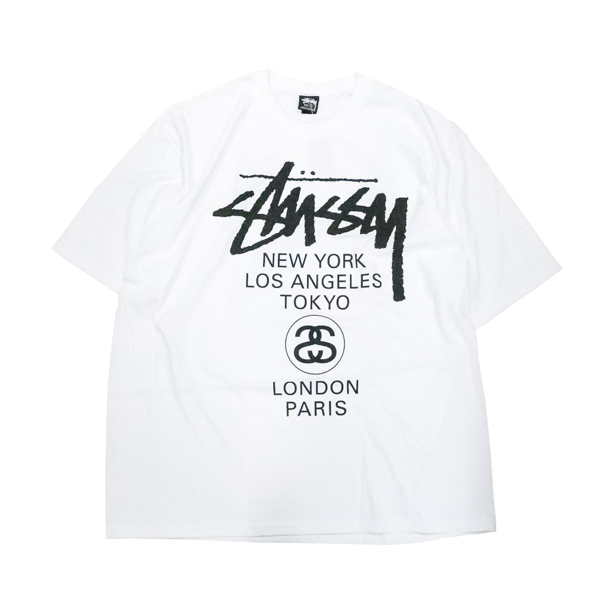 Stussy - WORLD TOUR TEE WHITE 【3903962】