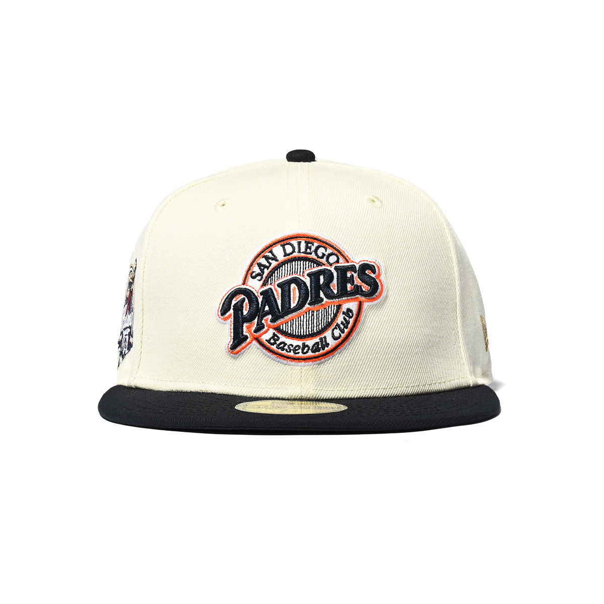 NEW ERA San Diego Padres - CLUB LOGO 40th ANV 59FIFTY CHROME/NAVY【70782924】