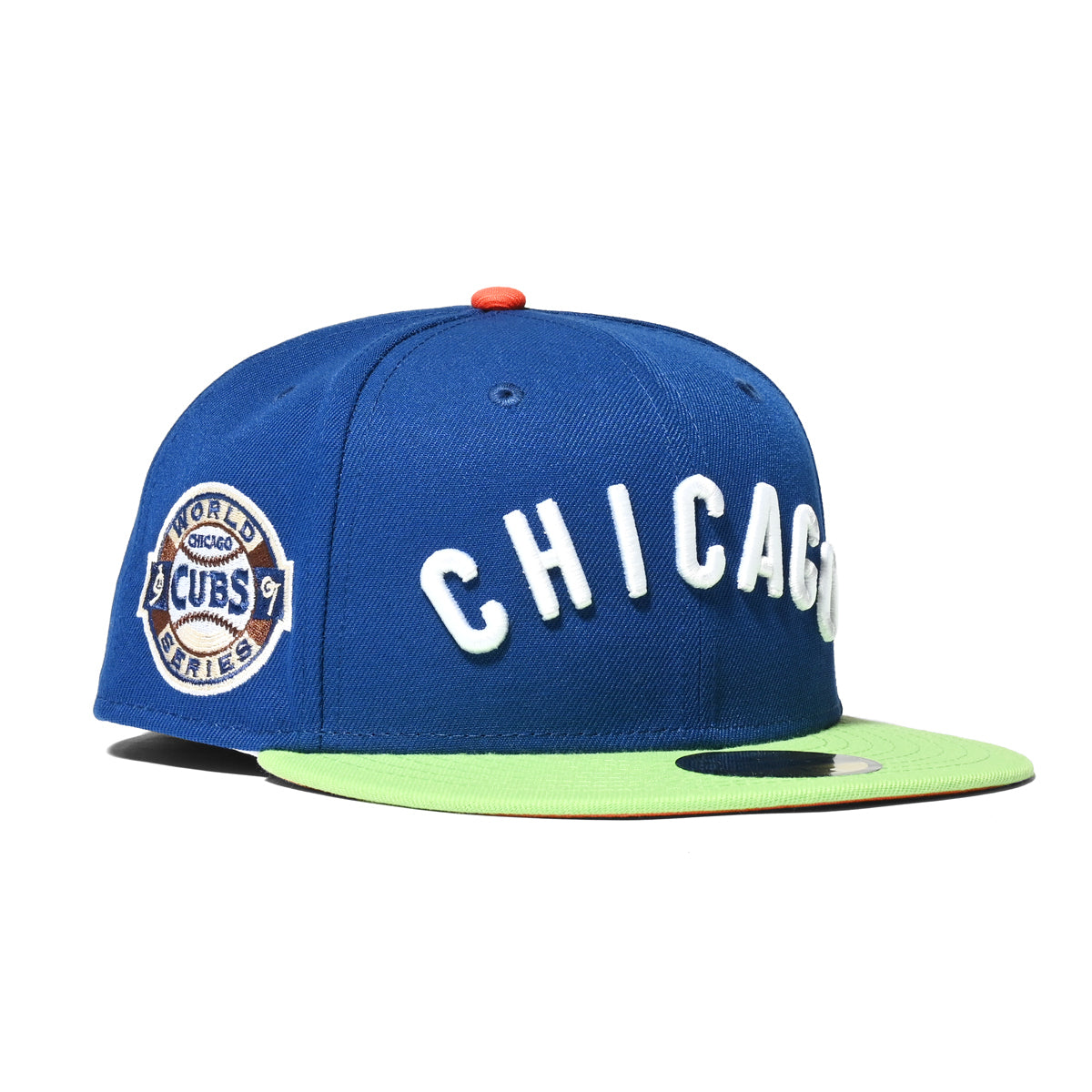 NEW ERA Chicago Cubs - WS 1907 59FIFTY LIGHT ROYAL/LIME【70782925】