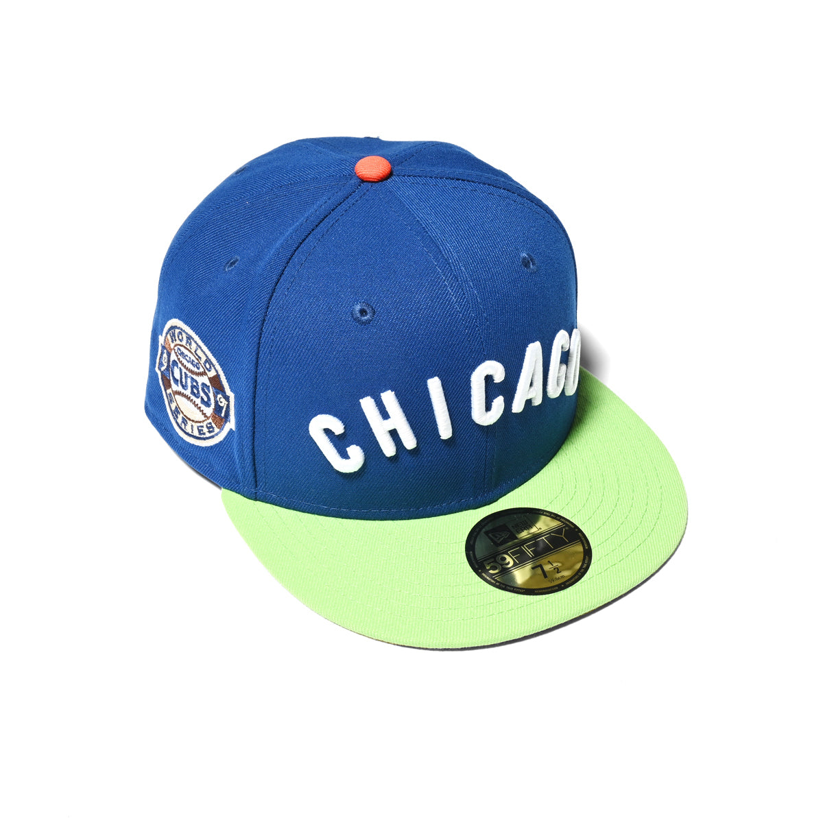 NEW ERA Chicago Cubs - WS 1907 59FIFTY LIGHT ROYAL/LIME【70782925】
