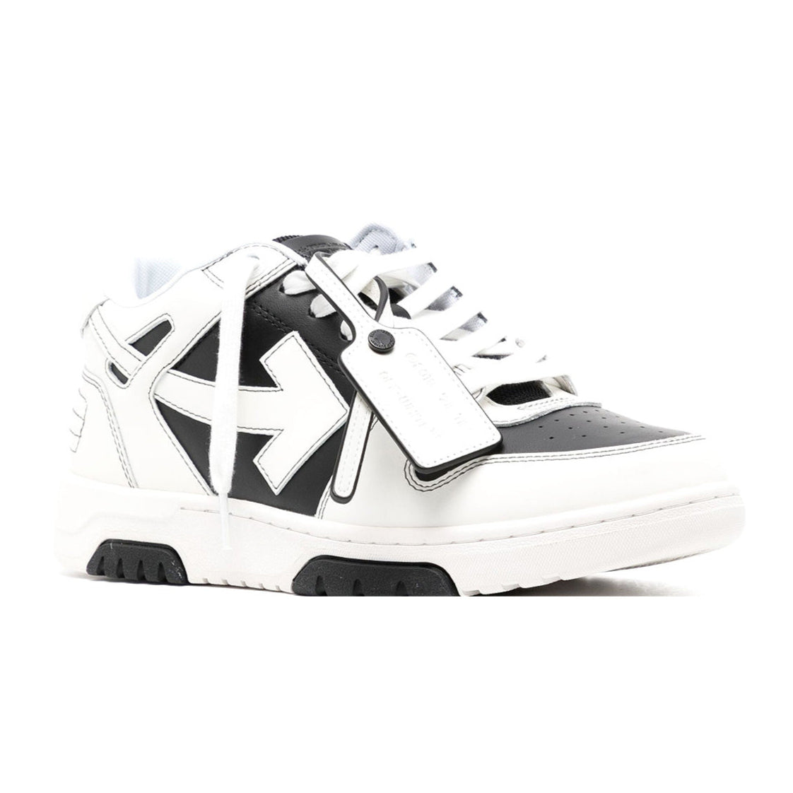 Off-White - OUT OF OFFICE CALF LEATHER BLACK/WHITE【OMIS25-SLG0030】