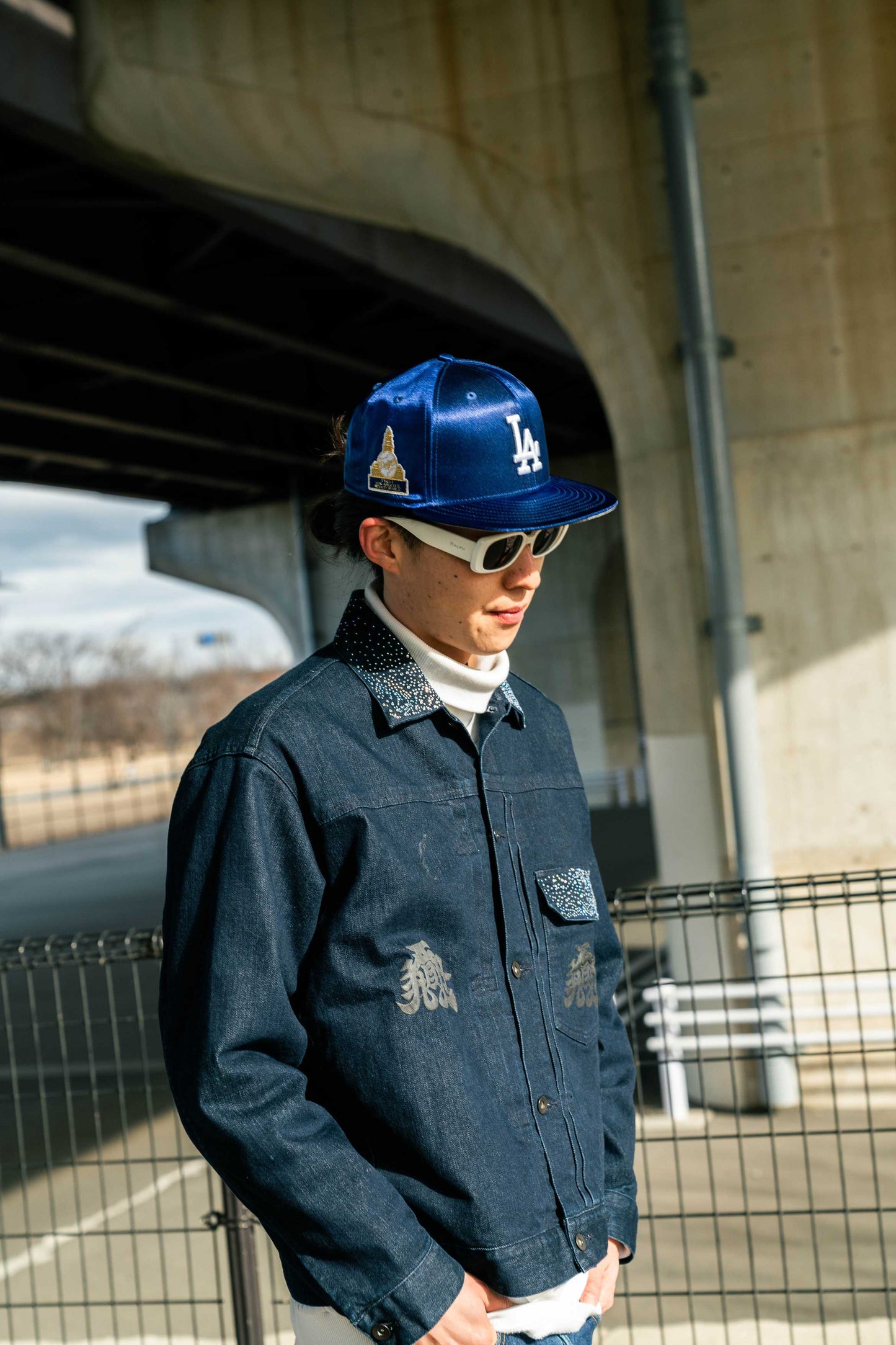 NEW ERA Los Angeles Dodgers - 59FIFTY SATIN DARK ROYAL【14668124】