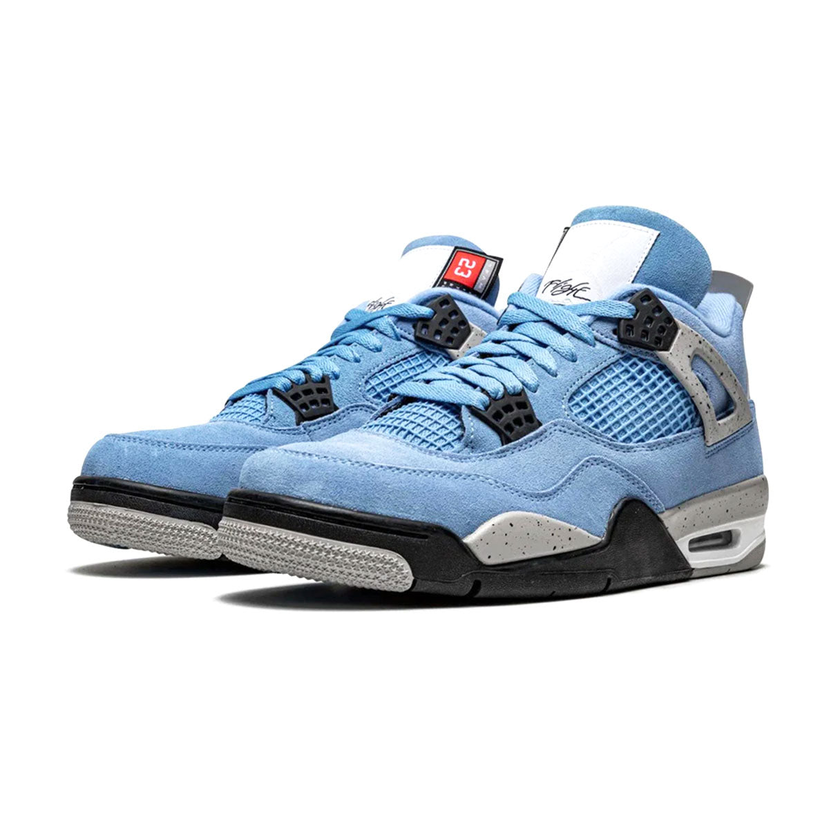 NIKE AIR JORDAN 4 RETRO (UNIVERSITY BLUE/BLACK-TECH